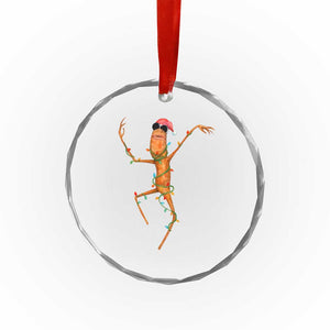 Marcus The Worm Christmas Crystal Glass Ornament Internet Weirdcore Brainrot Humor TS10 Print Your Wear