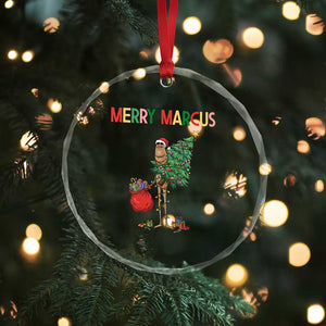Marcus The Worm Christmas Meme Crystal Glass Ornament TS14 Print Your Wear