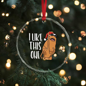 Marcus The Worm Christmas Meme Crystal Glass Ornament I Like This One TS14 Print Your Wear