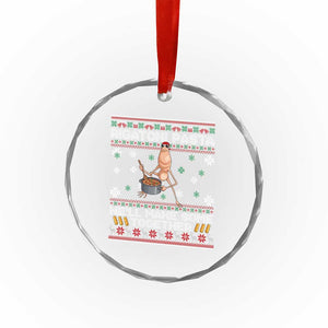 Marcus The Worm Christmas Meme Crystal Glass Ornament Rigatoni Pasta We Will Make Some Together TS14 Print Your Wear