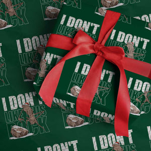 Marcus The Worm Christmas Meme Wrapping Paper Roll Funny Brain Rot Gen Z TS14 Green Print Your Wear