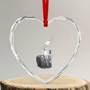 Marcus The Worm Diet Coke Heart Crystal Glass Ornament Funny Drinking and Smoking Meme TS14 Transparent Glass 3'' Heart Print Your Wear