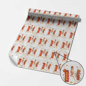 Marcus The Worm Lunar New Year Meme Wrapping Paper Roll Trendy Gag Gift TS12 Christmas Plaid Print Your Wear