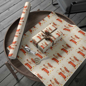 Marcus The Worm Lunar New Year Meme Wrapping Paper Roll Trendy Gag Gift TS12 Beige Print Your Wear
