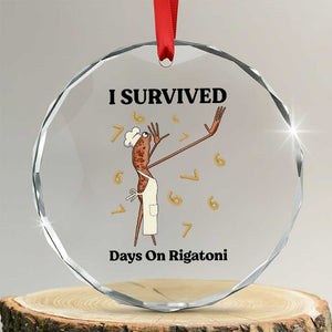 Marcus The Worm Meme Crystal Glass Ornament Funny 67 Six Seven Brain Rot TS14 Transparent Glass 3'' Circle Print Your Wear