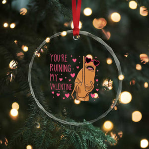 Marcus The Worm Meme Crystal Glass Ornament Funny Anti Valentines Day TS14 Print Your Wear