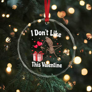 Marcus The Worm Meme Crystal Glass Ornament Funny Anti Valentines Day Sarcastic TS14 Print Your Wear