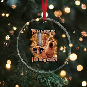 Marcus The Worm Meme Crystal Glass Ornament Where Is Jimbo James TS14 Print Your Wear