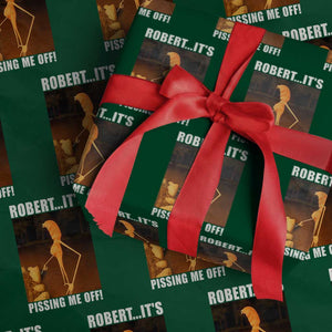 Marcus The Worm Meme Wrapping Paper Roll Robert Its Pissing Me Off TS10 Green Print Your Wear