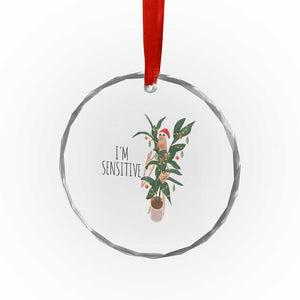 Marcus The Worm Christmas Meme Crystal Glass Ornament I Am Sensitive TS14 Print Your Wear