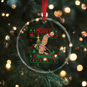 Marcus The Worm Christmas Meme Crystal Glass Ornament Funny Brain Rot Xmas TS14 Print Your Wear