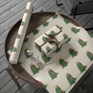 Marcus The Worm Meme Funny Christmas Wrapping Paper Roll TS14 Beige Print Your Wear