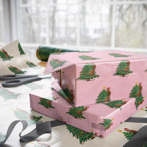 Marcus The Worm Meme Funny Christmas Wrapping Paper Roll TS14 Light Pink Print Your Wear