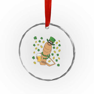 Marcus The Worm St Patricks Day Crystal Glass Ornament Funny Drinking Irish Beer Ireland TS14 Print Your Wear