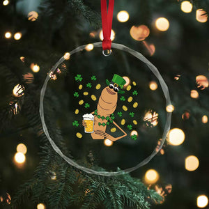 Marcus The Worm St Patricks Day Crystal Glass Ornament Funny Drinking Irish Beer Ireland TS14 Print Your Wear