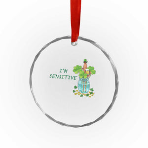 Marcus The Worm St Patricks Day Crystal Glass Ornament I'm Sensitive TS14 Print Your Wear
