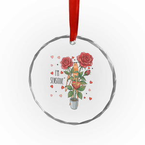 Marcus The Worm Valentine Meme Crystal Glass Ornament I Am Senstive TS14 Print Your Wear