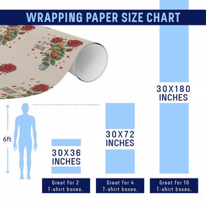 Marcus The Worm Valentine Meme Wrapping Paper Roll I Am Senstive TS14 Print Your Wear