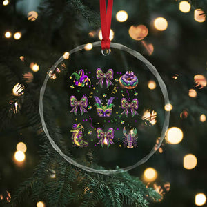 Mardi Gras Coquette Crystal Glass Ornament Glitter Print Louisiana New Orleans Party Custume Beads TS10 Print Your Wear