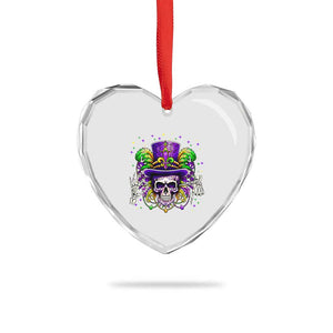 Mardi Gras Skull 67 Six Seven Meme New Orleans Witch Doctor Voodoo Heart Crystal Glass Ornament TS11 Print Your Wear