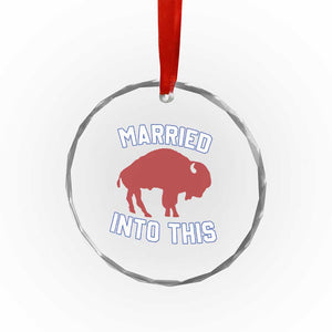 Married Into This BFB Crystal Glass Ornament Vintage Sport Mafia Wife Wedding Gifts TS10 Print Your Wear