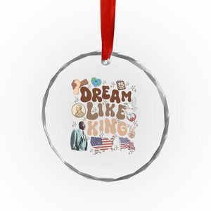 Martin Luther King Jr Crystal Glass Ornament Black History Melanin African American TS14 Print Your Wear