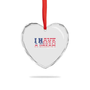 Martin Luther King Jr Heart Crystal Glass Ornament Black History African American TS14 Print Your Wear