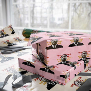 Martin Luther King Jr Wrapping Paper Roll Whatever You Do Keep Moving Forward TS14 Light Pink Print Your Wear