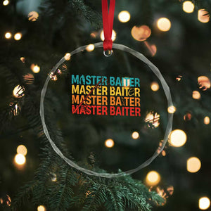 Master Baiter Crystal Glass Ornament Retro Bass Fishing Funny Fish Fisherman TS10 Print Your Wear