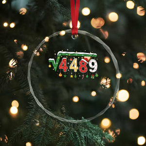 Math 67 Meme Funny Six Seven Funny Christmas Crystal Glass Ornament Funny Math Teacher Teen Slang Boys Kids Xmas Pajamas TS10 Print Your Wear