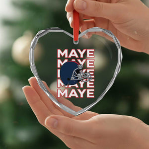 Maye Lover Heart Crystal Glass Ornament NE Quarterback Fan Gift TS12 Print Your Wear