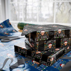 McCarthy It Cant Be Ugly Christmas Wrapping Paper Roll Retro Football Fan TS10 Black Print Your Wear