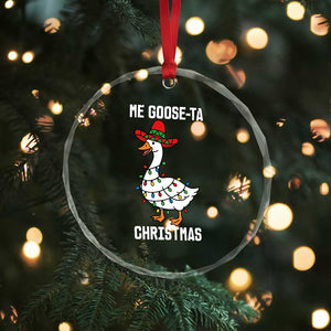 Me Goose Ta Crystal Glass Ornament Funny Mexican Christmas TS14 Print Your Wear