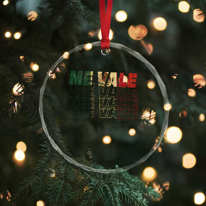 Me Vale Mexican Flag Crystal Glass Ornament Sarcastic Saying Latino Spanish Slang TS10 Print Your Wear