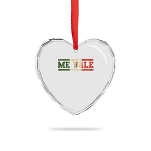 Me Vale Mexican Flag Latino Spanish Slang Heart Crystal Glass Ornament TS11 Print Your Wear