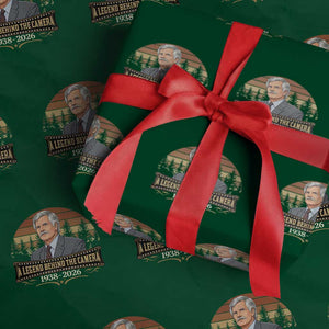 Media Mogul Turner Memorial Wrapping Paper Roll A Legend Behind The Camera TS14 Green Print Your Wear