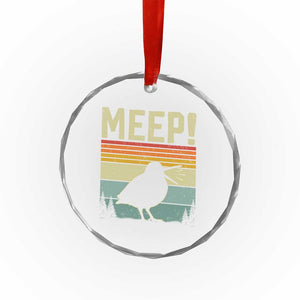 Meep Woodcock Crystal Glass Ornament Funny Nature Lover TS14 Print Your Wear