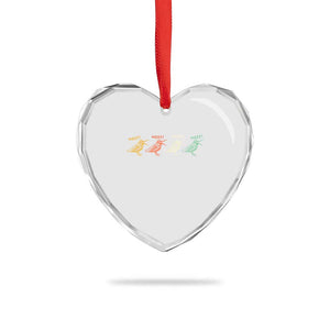 Meep Woodcock Heart Crystal Glass Ornament Retro Timberdoodle Wildlife TS14 Print Your Wear