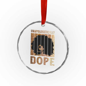 Melanin Queen Glitter Print Crystal Glass Ornament Unapologetically Dope TS12 Print Your Wear