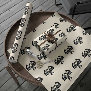 Melanoma Awareness Warrior Wrapping Paper Roll Never Give Up TS12 Beige Print Your Wear