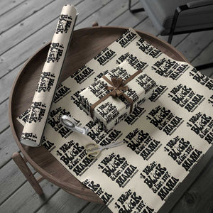 Melanoma Family Support Wrapping Paper Roll I Wear Black For My Mama TS12 Beige Print Your Wear
