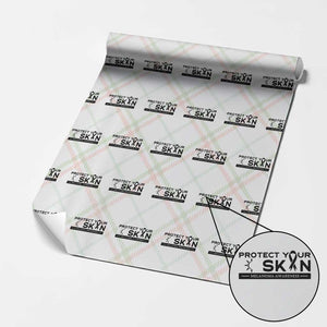 Melanoma Prevention Awareness Wrapping Paper Roll Protect Your Skin TS12 Christmas Plaid Print Your Wear