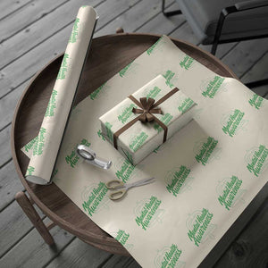 Mental Health Matters Awareness Wrapping Paper Roll Support Squad Green Ribbon TS14 Beige Print Your Wear