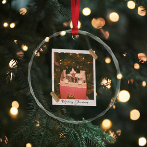 Meowy Christmas Crystal Glass Ornament Cute Cat Lovers Xmas Retro Vintage Photo TS10 Print Your Wear