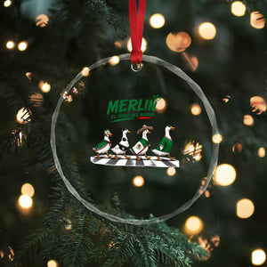 Merlin the Ducks Crosswalk Walk Parody Crystal Glass Ornament El Idolo Del Barrio Mexico Duck Soccer Football Fans TS02 Print Your Wear
