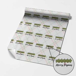 Merry Pigmas Wrapping Paper Roll Holiday Gift For Pig Lovers TS12 Christmas Plaid Print Your Wear