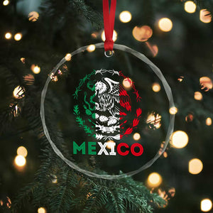 Mexico Coat of Arms Crystal Glass Ornament Eagle Mexican Flag Mexico Heritage Roots TS10 Print Your Wear