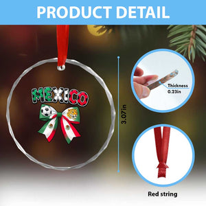 Mexico National Soccer Lover Crystal Glass Ornament Soccer Pride Fan Gift TS12 Print Your Wear