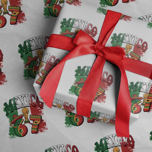 Mexico Soccer Fan Wrapping Paper Roll Funny 67 Viral Gen Alpha Slang Gift TS12 White Print Your Wear