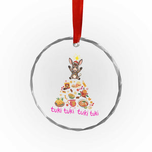 Mi Burrito Sabanero Crystal Glass Ornament Donkey Mexican Christmas TS14 Print Your Wear